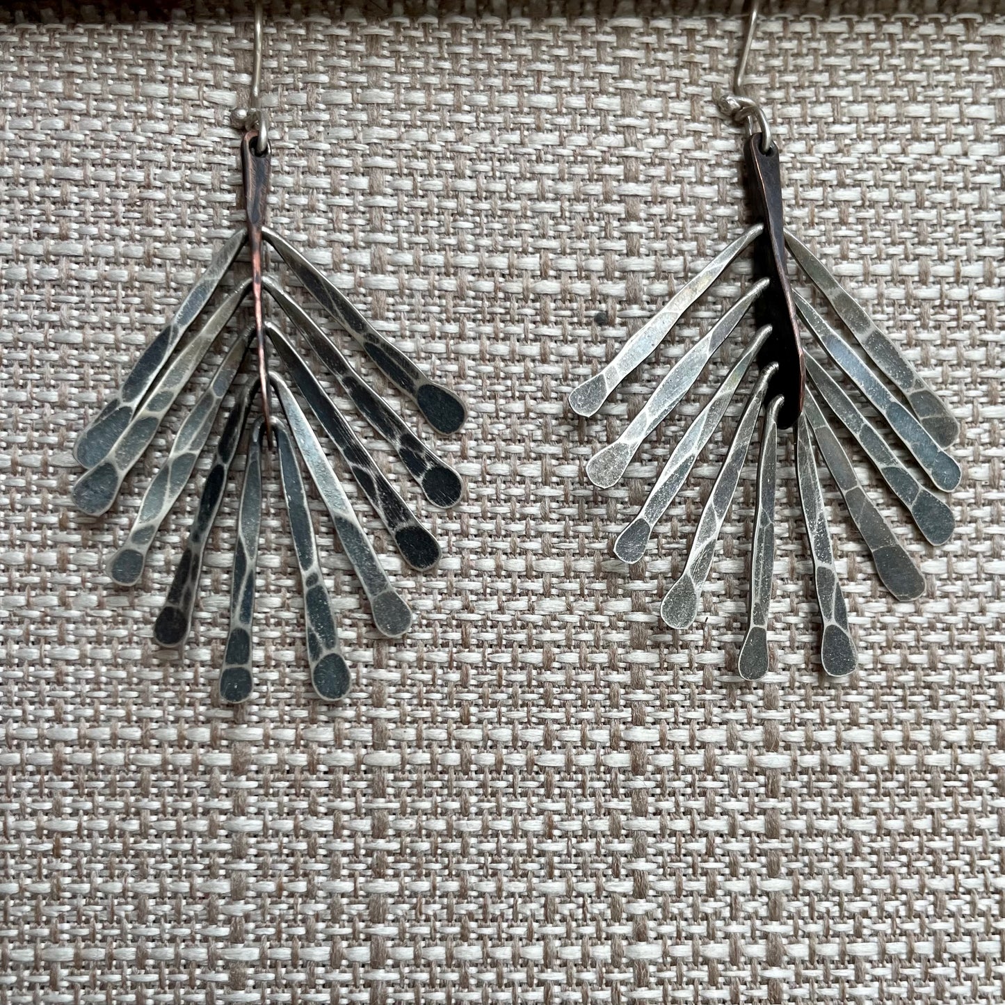 Forged Frond Earrings #4