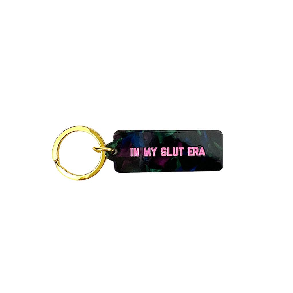 In My Slut Era Rectangle Keytag