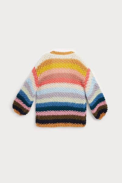 Rainbow Knitted Cardigan