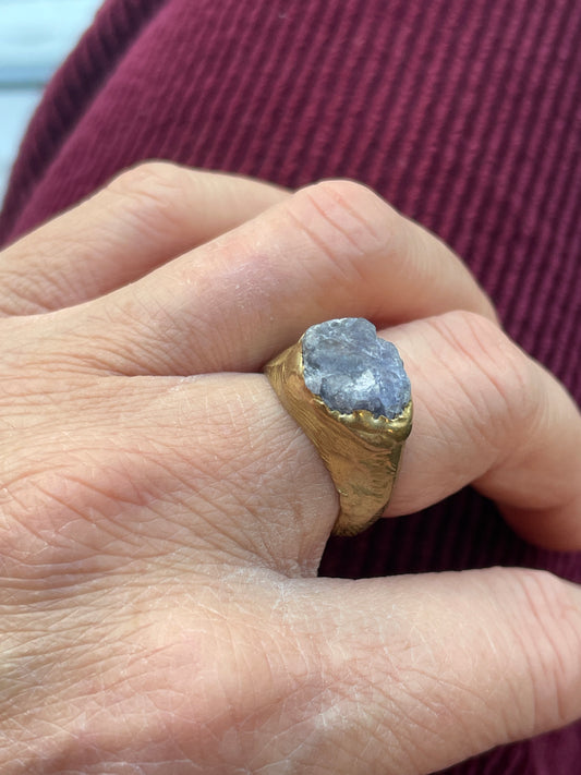 Guardian Signet Ring: Tanzanite / 7