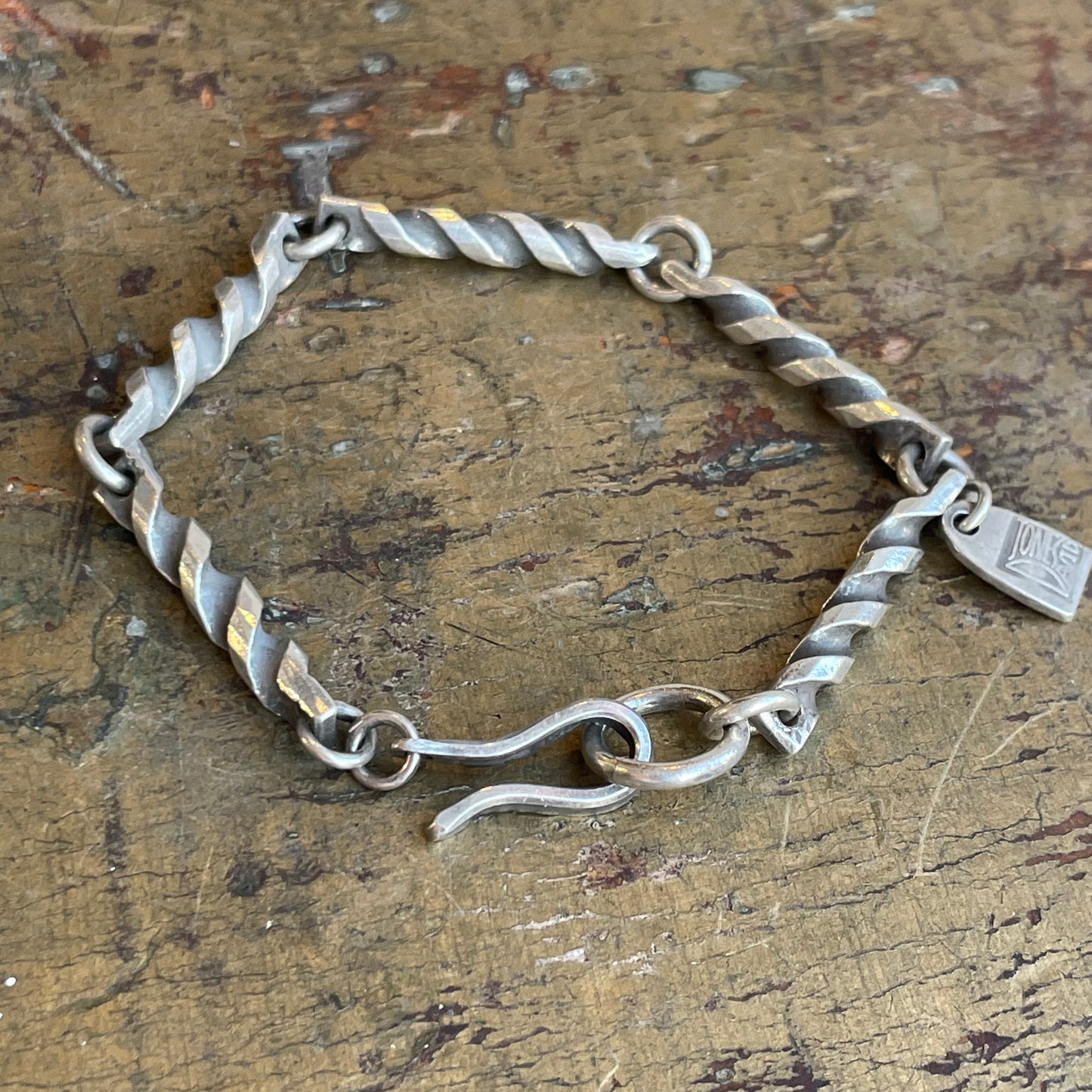 Sterling Twist Chain Bracelet