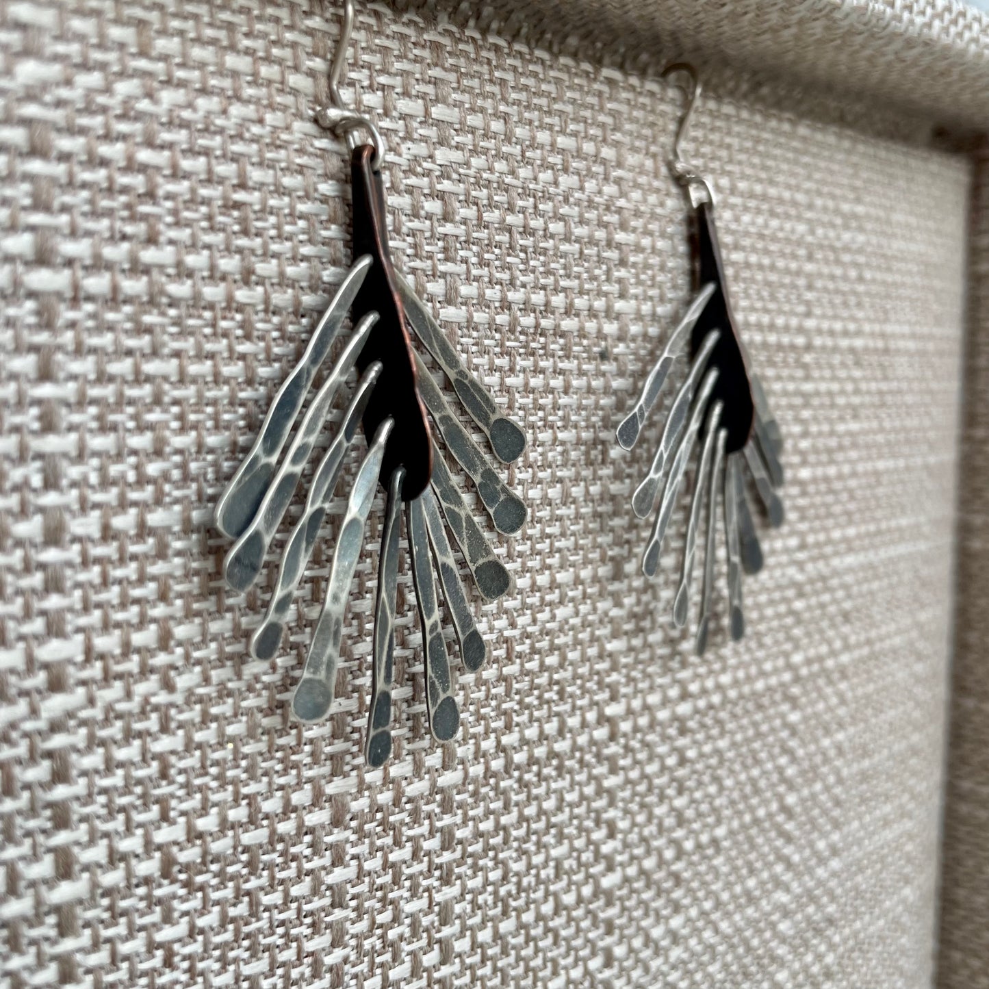 Forged Frond Earrings #4