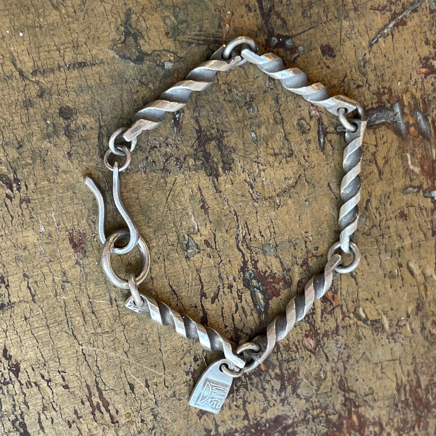 Sterling Twist Chain Bracelet