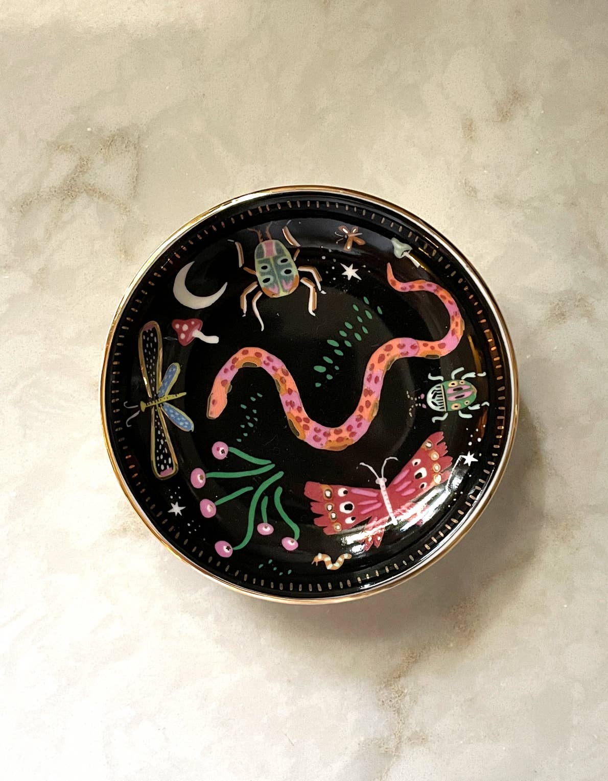 Midnight Garden Trinket Dish