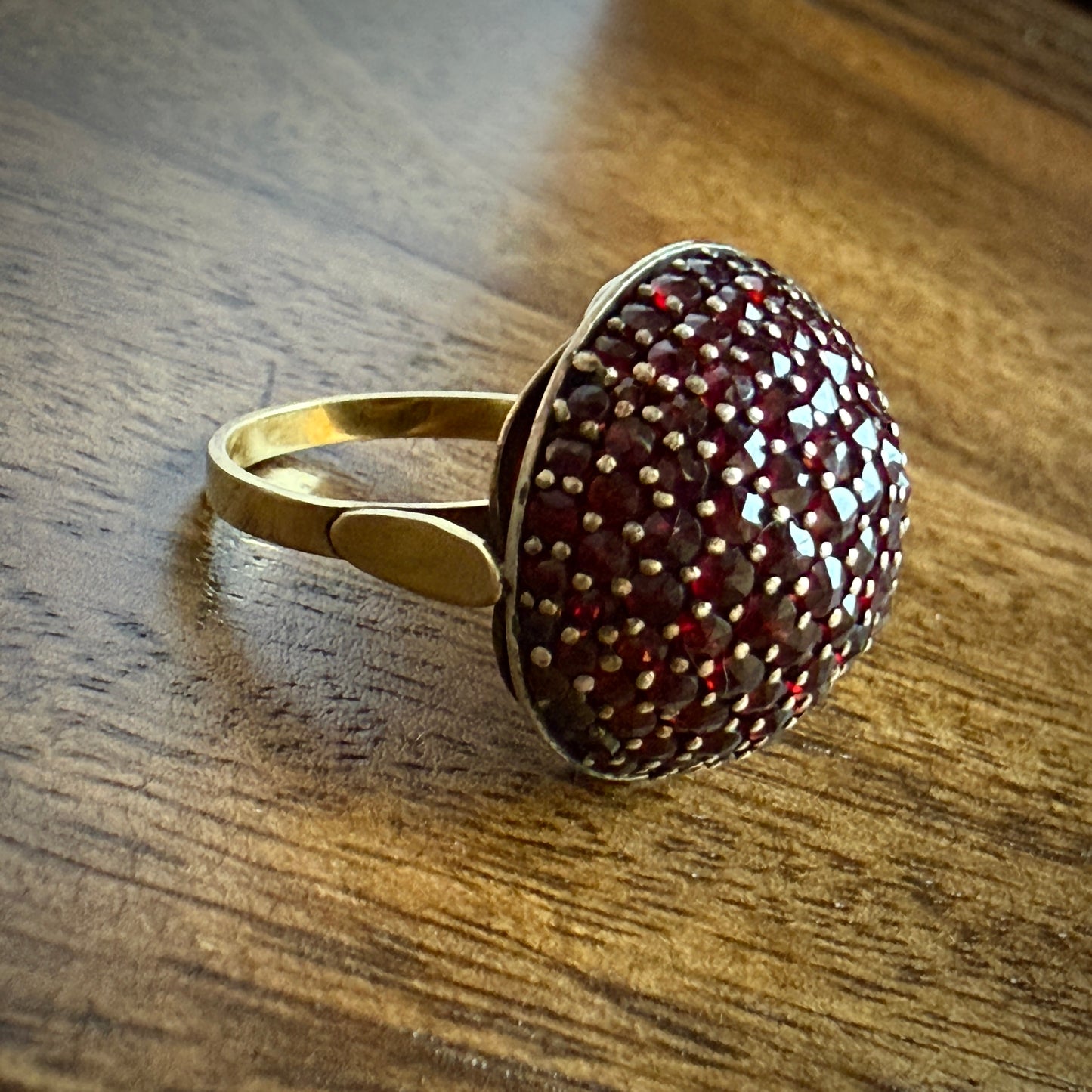 Vintage Garnet Dome Ring