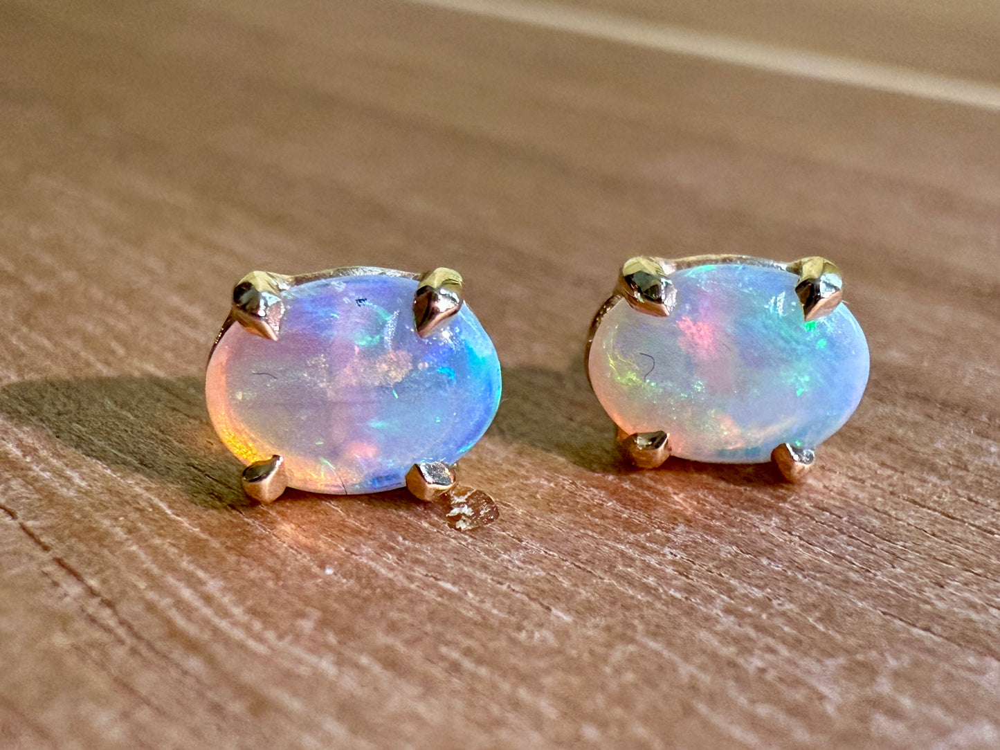 Australian Opal Studs