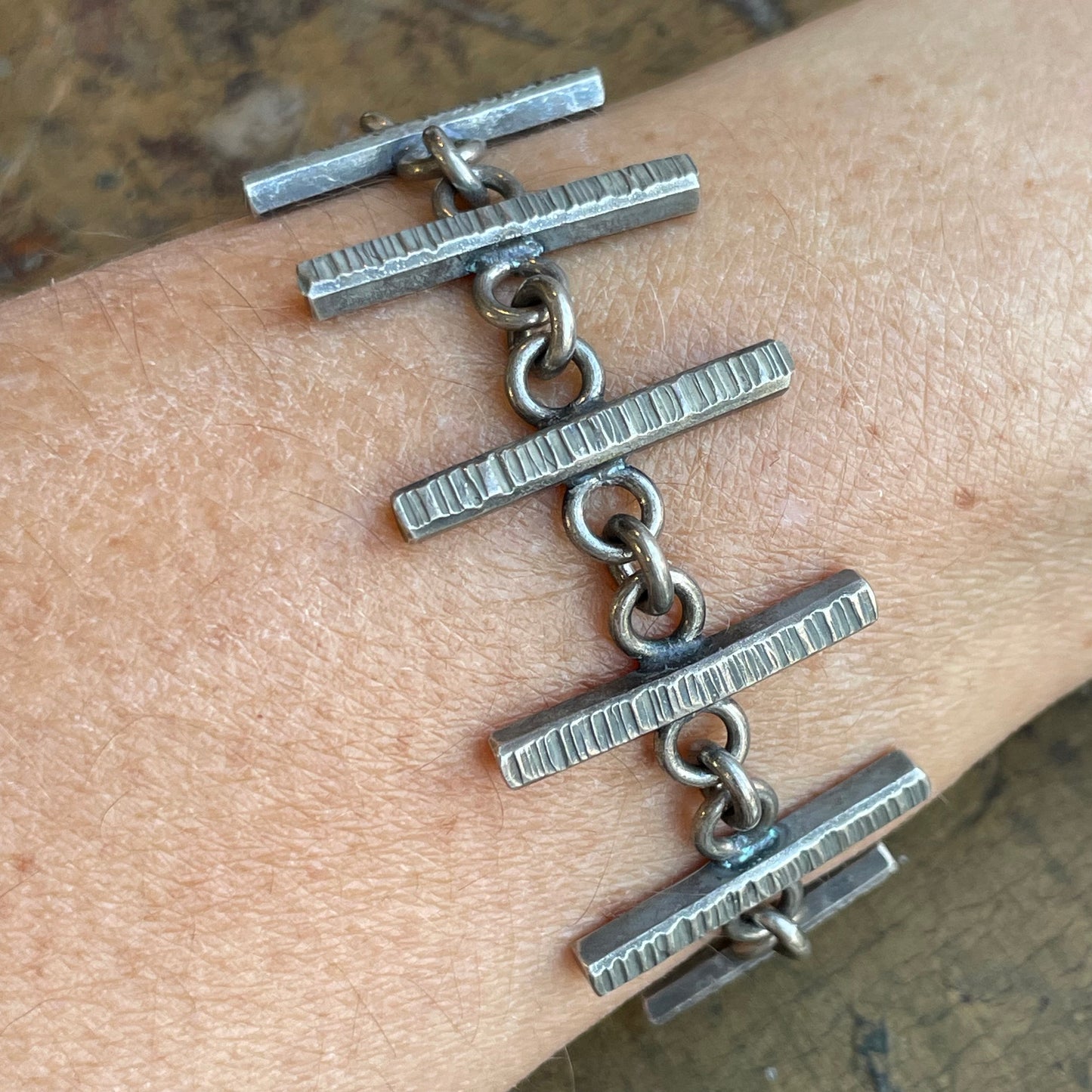 Forged Bars Bracelet