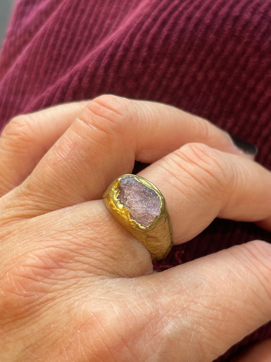 Guardian Signet Ring: Ruby / 6.5