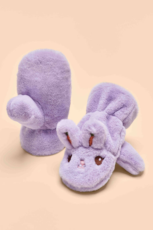 Powder Pals - Smiling Bunny in Lilac