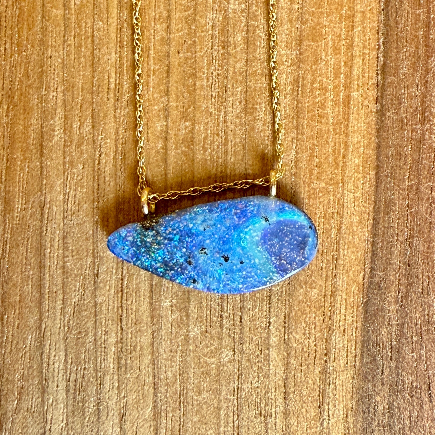 Blue Lagoon Opal Necklace