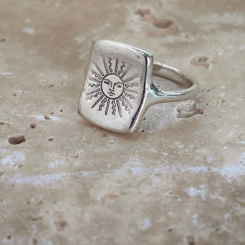 Sun Tarot Ring