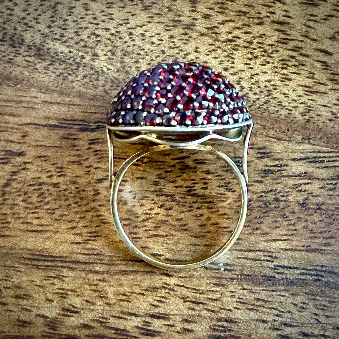 Vintage Garnet Dome Ring