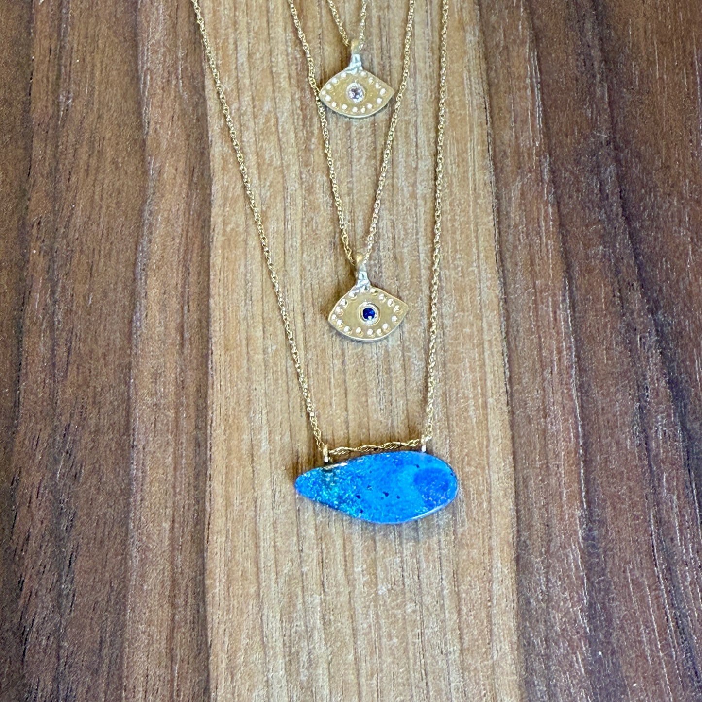 Blue Lagoon Opal Necklace