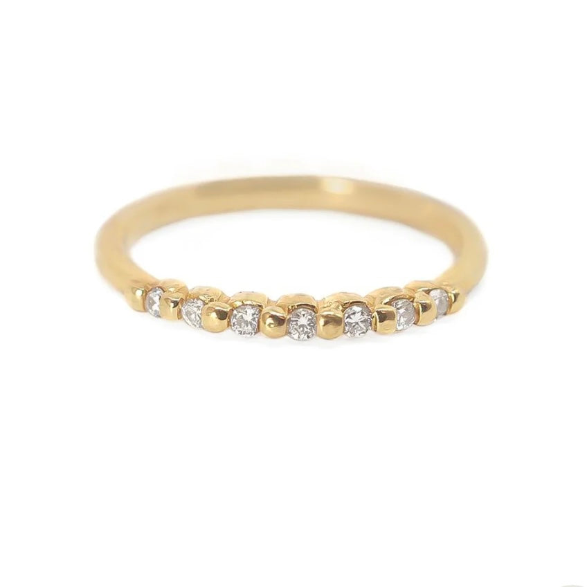 Solid Gold Timeless Diamond Ring