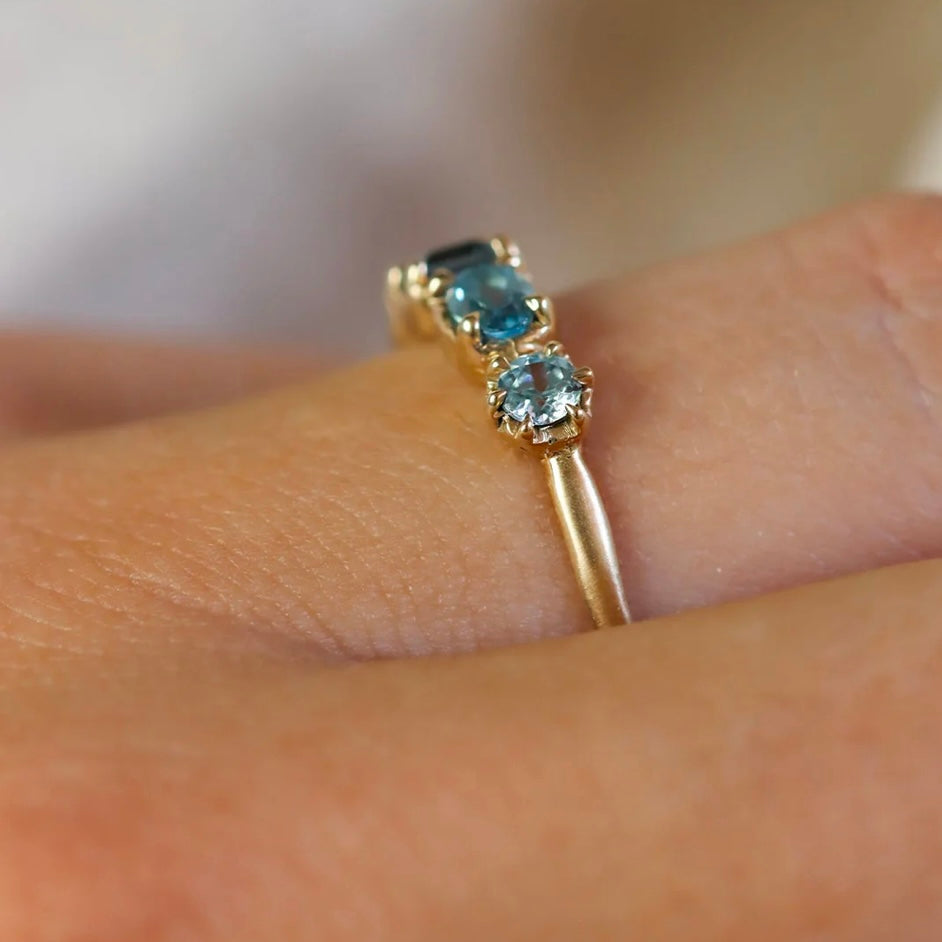 Oceanic Gemstone Ring