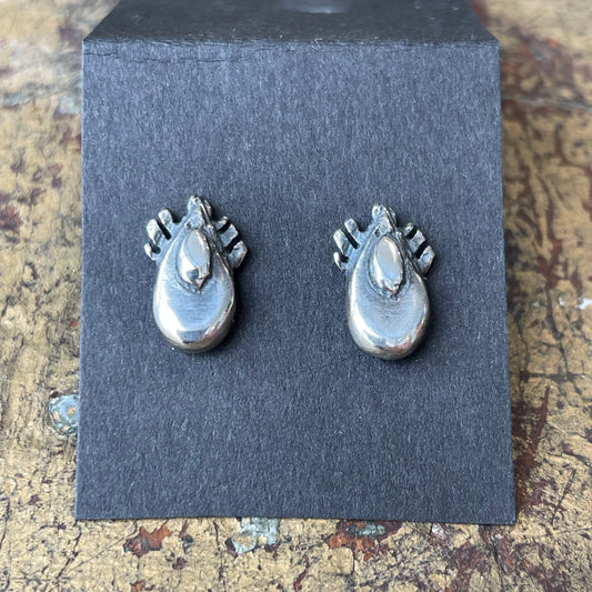 Sterling Parasitic Tick Stud Earrings