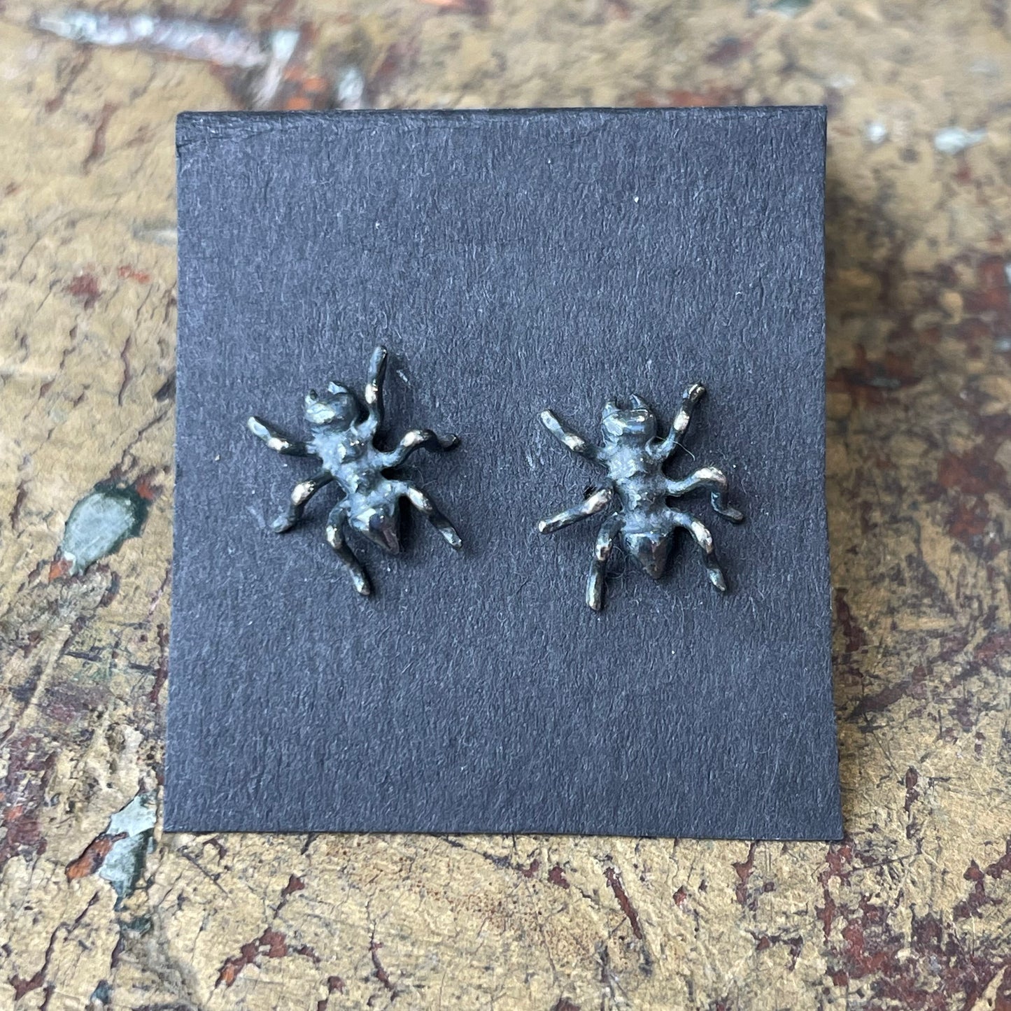 Sterling Ant Studs