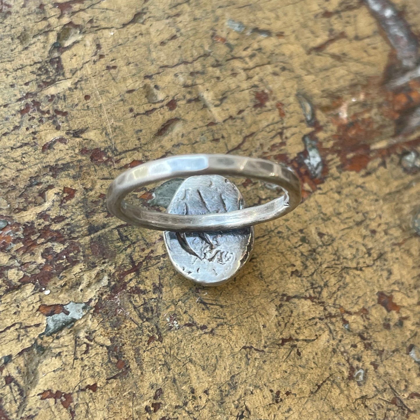 Oval Free Form Sterling RIng