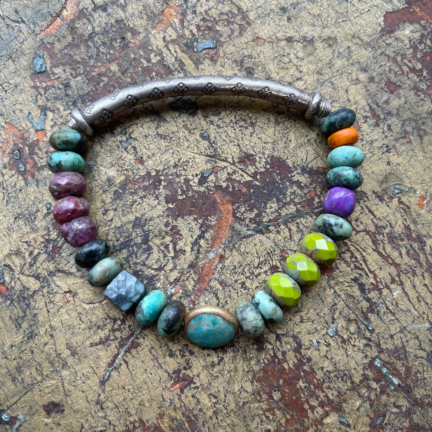 African Turquoise Bracelet