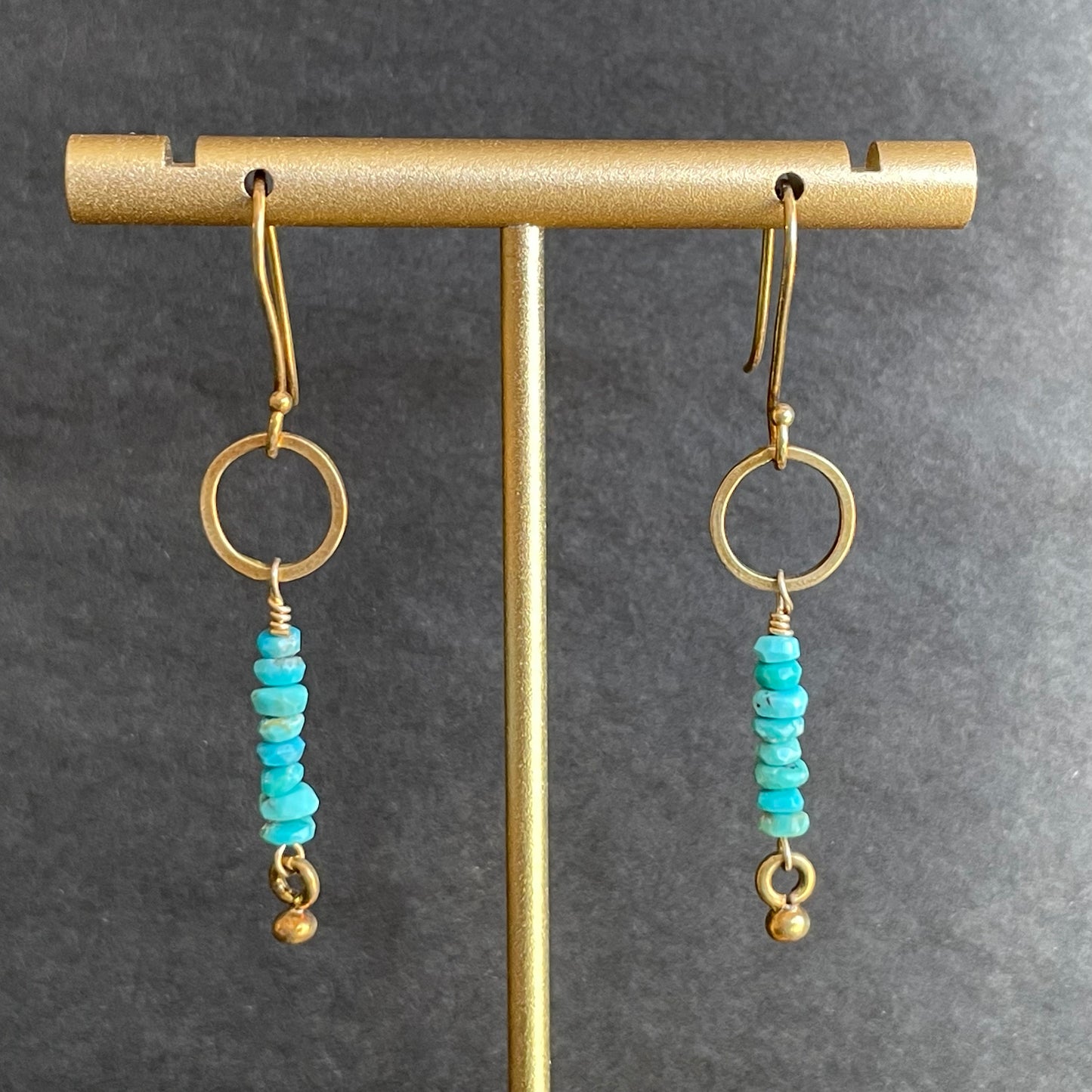 Turquoise Waterfall Earrings