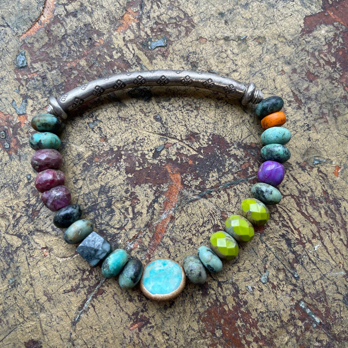 African Turquoise Bracelet