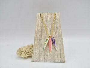 Small All Around the World Necklace Gold