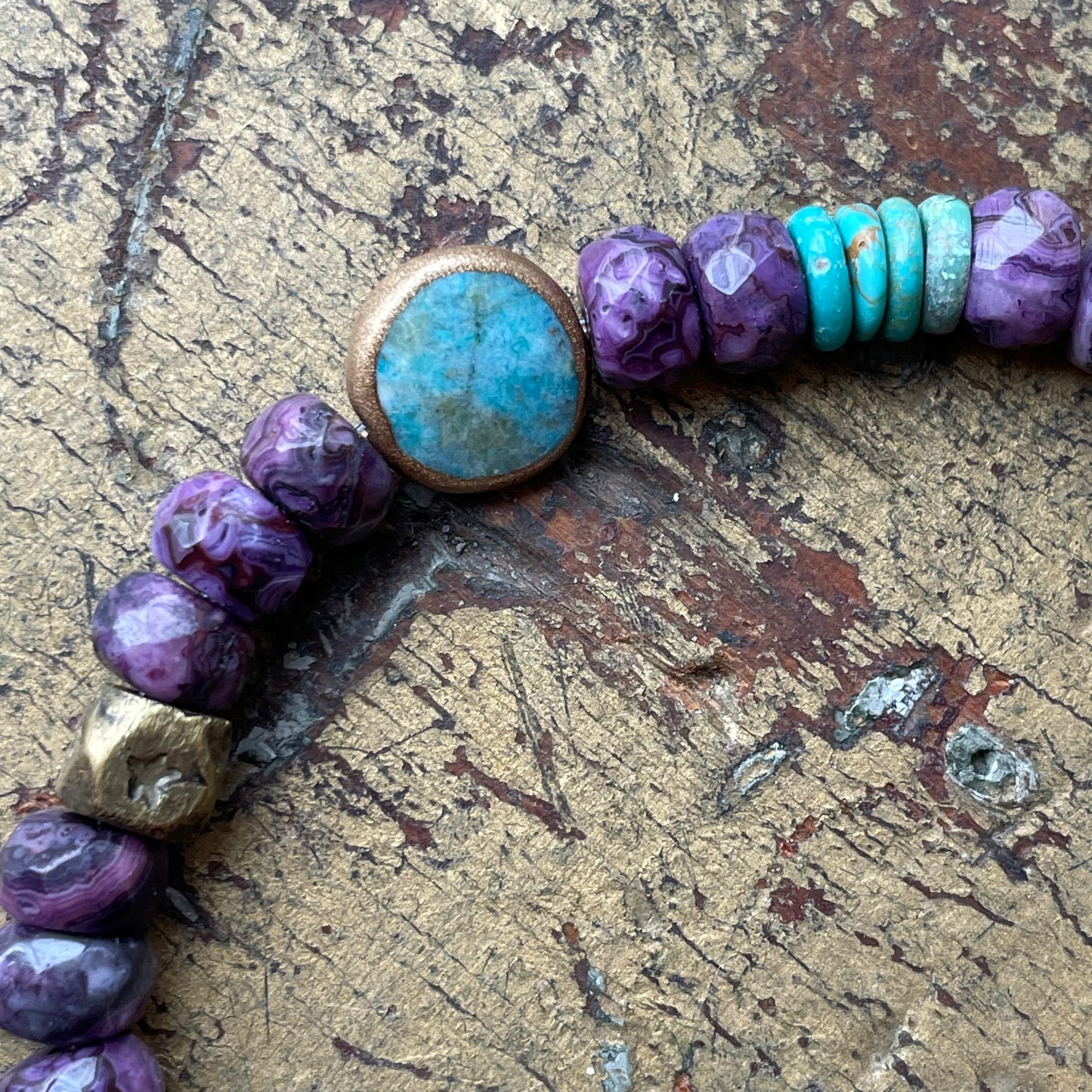 Crazy Lace Agate Bracelet