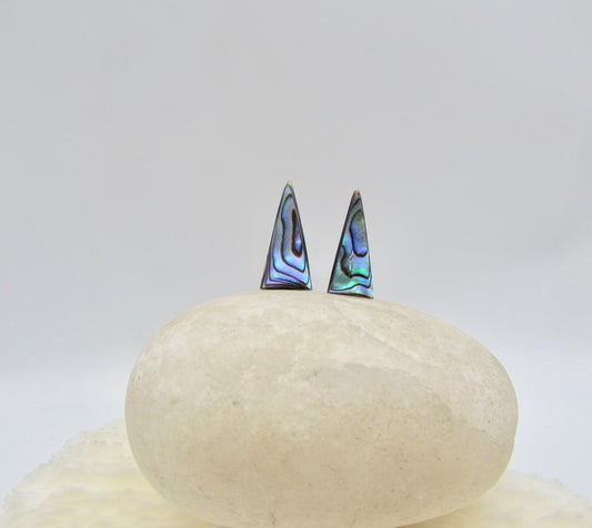 Small Paua Trinity Studs