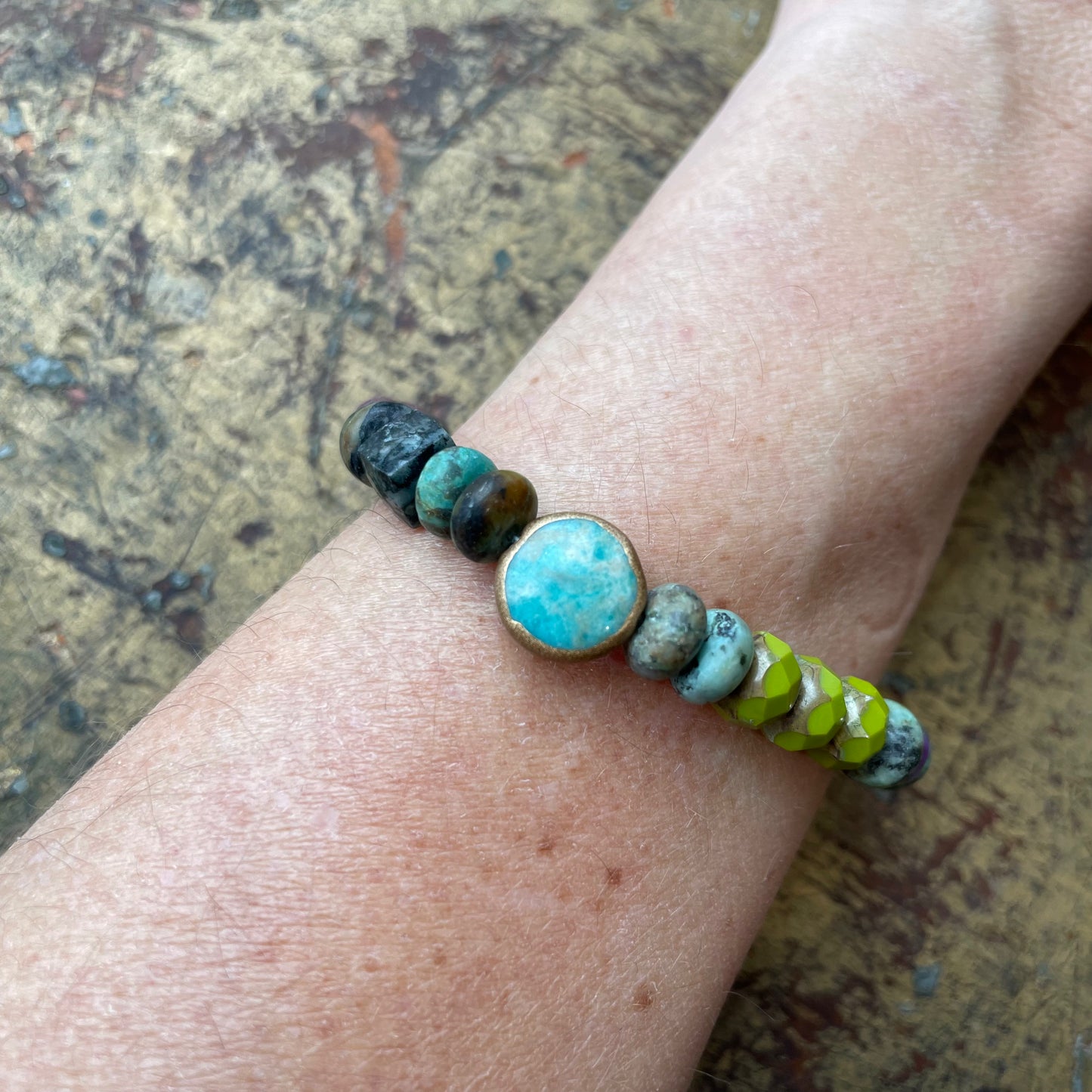 African Turquoise Bracelet