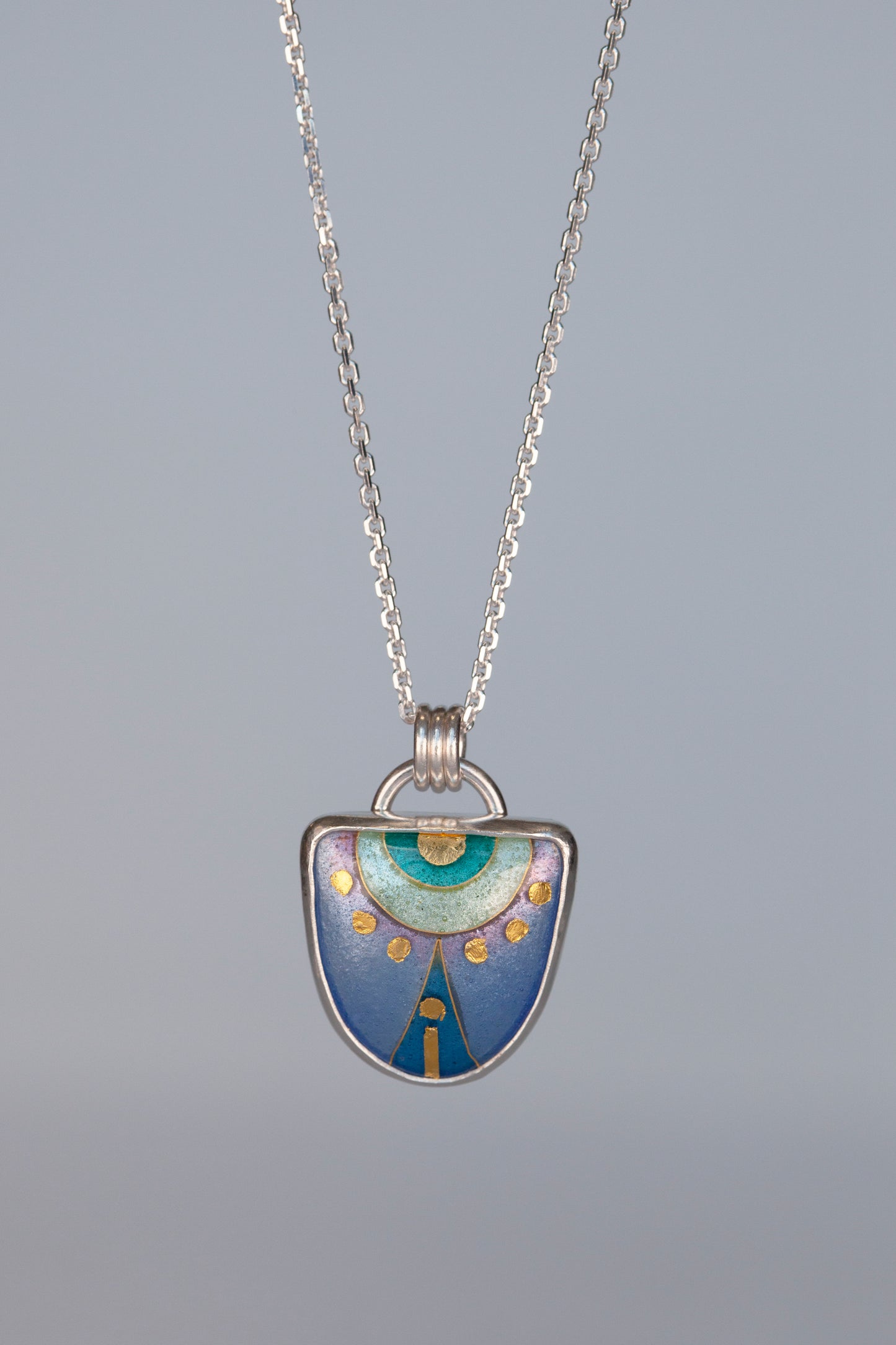 Small Enamel Pendant