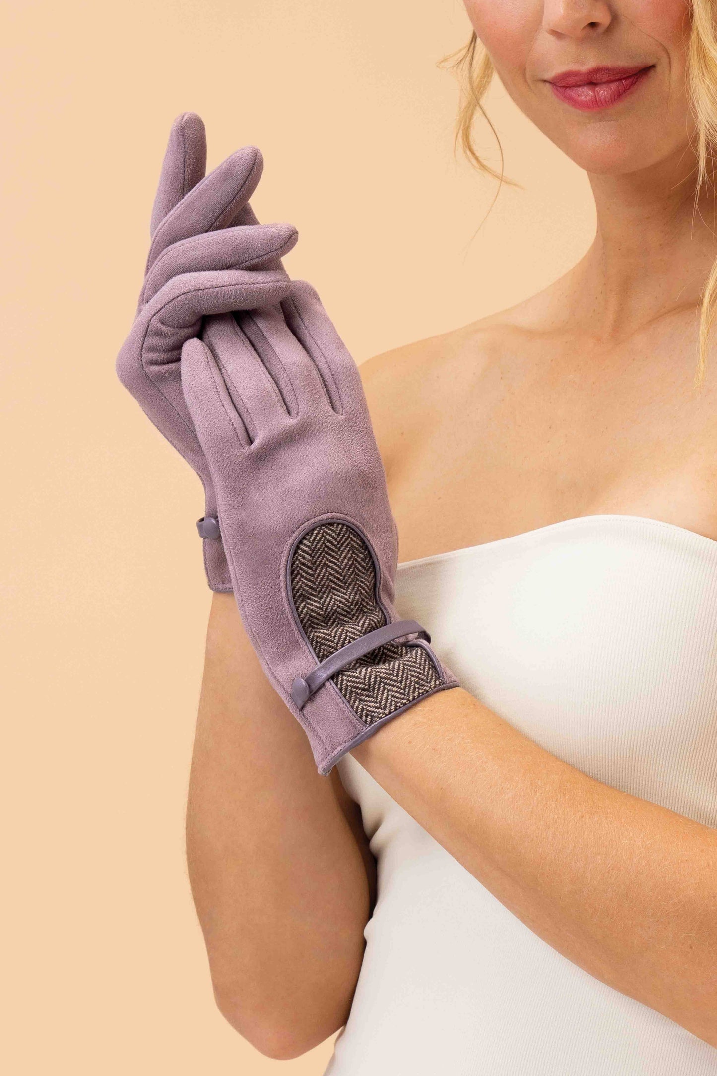 Genevieve Gloves - Lavender