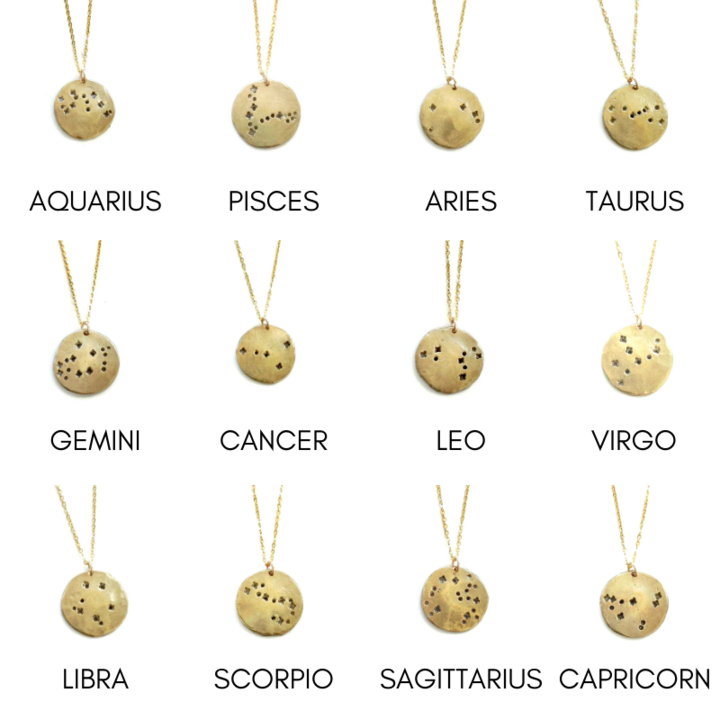 Zodiac Coin Necklace