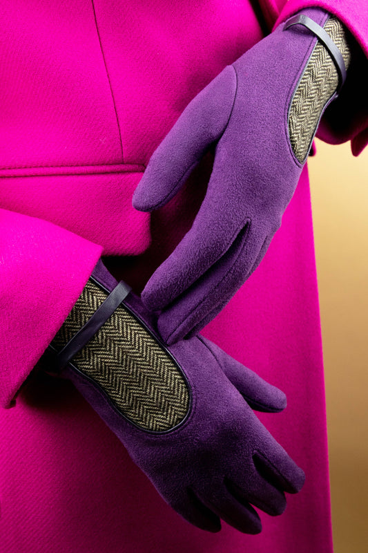 Genevive Gloves - Damson