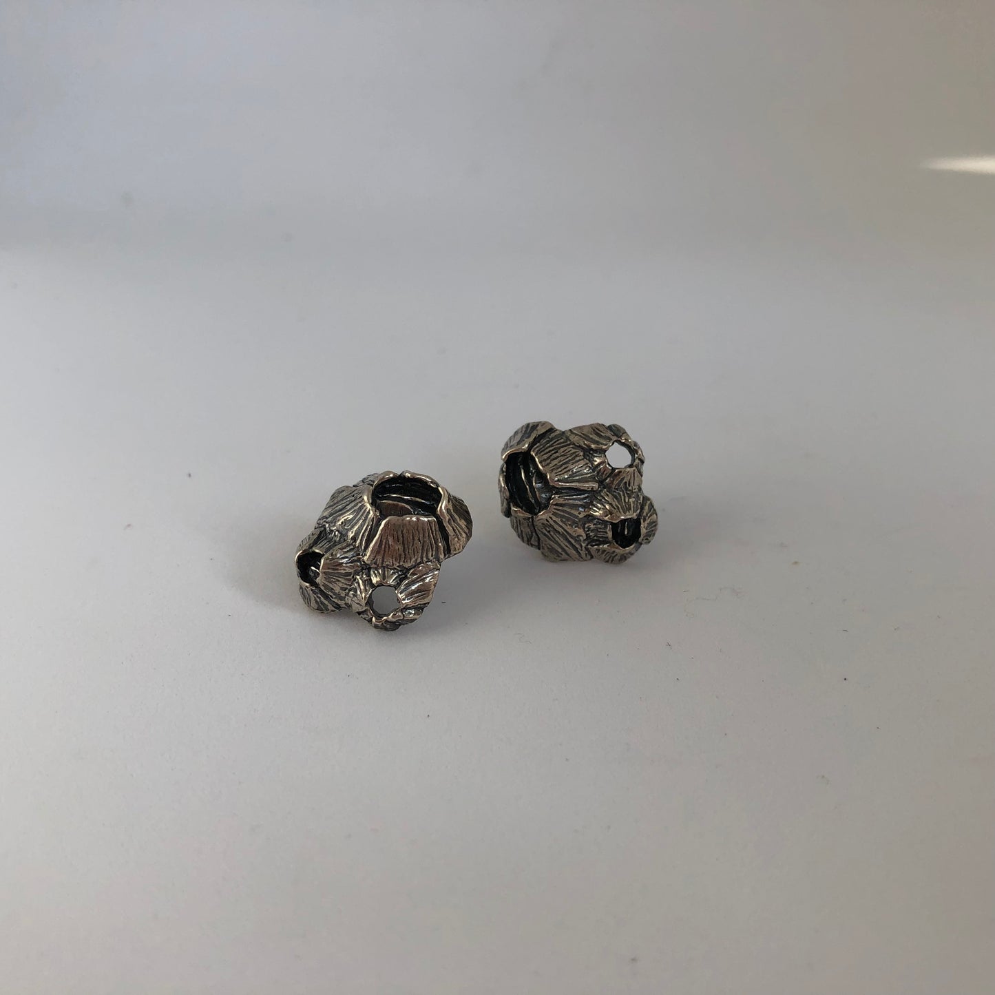 Large Barnacle Cluster Stud Earrings